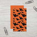 Search for spooky business cards Orange