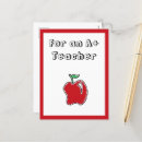 Search for teacher apple postcards School