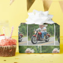 Search for motorcycle wrapping paper Birthday
