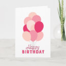 Search for balloons pink birthday cards Fun