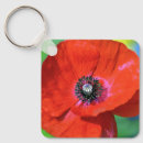 Search for poppy flower key rings Black