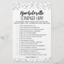 Search for bachelorette scavenger Bridal