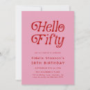 Search for retro 50th birthday invitations Vintage