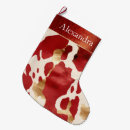 Search for western christmas stockings Cowhide