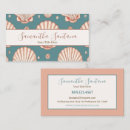 Search for sea shell business cards Pattern