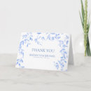 Search for botanical thank you cards Blue