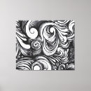 Search for black and white waves canvas prints Abstract