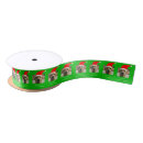 Search for golden retriever ribbon Santa