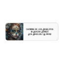 Search for day of dead return address labels Dia de los muertos