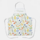 Search for wildflower aprons Chic floral pattern