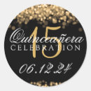 Search for quince años stickers Gold