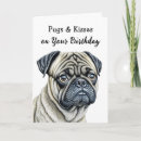 Search for kiss cards Pug