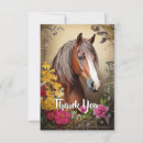 Search for equine thank you cards Pony