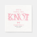 Search for bridal shower napkins Coquette