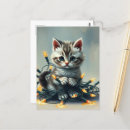 Search for christmas kitten postcards Cute