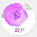 Search for pink purple flower stickers Watercolor