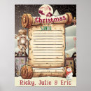 Search for santas list art North pole