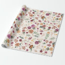 Search for vintage botanical wrapping paper Bridal shower