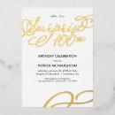 Search for surprise 100th birthday invitations Classy
