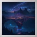 Search for starry night sky posters Landscape