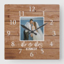 Search for anniversary clocks Mr and mrs