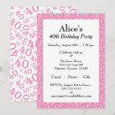 Search for fourties invitations Fourty