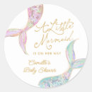 Search for mermaid under the sea stickers Mermaid baby shower
