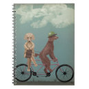 Search for steampunk notebooks Dogs on bicycles