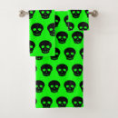 Search for skulls bath towels Black