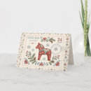Search for dala horse christmas cards Scandinavian