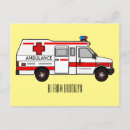 Search for cartoon ambulance postcards Doctor