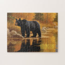 Search for black bear puzzles Wildlife