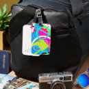 Search for funky luggage tags Abstract
