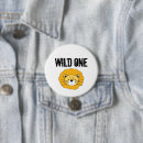 Search for baby 1st birthday badges Wild one