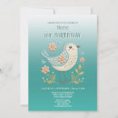 Search for little bird birthday invitations Kids