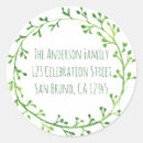 Search for leafy green stickers Watercolor