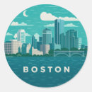 Search for massachusetts travel stickers Boston skyline