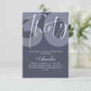 Search for 30th birthday save the dates Thirty