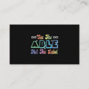 Search for autism awareness business cards Neurodivergent