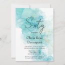 Search for alcohol birthday invitations Teal