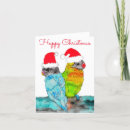 Search for parrot christmas cards Budgie