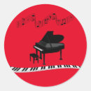 Search for musical design stickers Piano