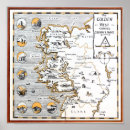 Search for vintage ireland map posters Old