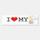 Search for i love my puppy bumper stickers Animal