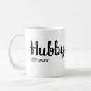 Search for couples shower mugs Modern retro typography