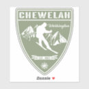 Search for mountain bumper stickers Skier