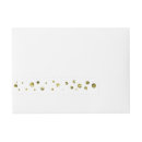 Search for gold dots return address labels Elegant