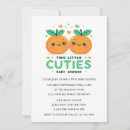 Search for two little cuties invitations Mother to be