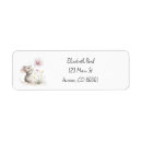 Search for storybook return address labels Watercolor
