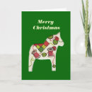 Search for sewing christmas cards Dala horse